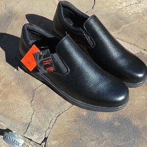 Deer Stags Black Men's Slip-On Loafers